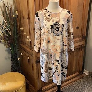 100% SILK - Fossil Shift Dress - NEW WITH TAGS